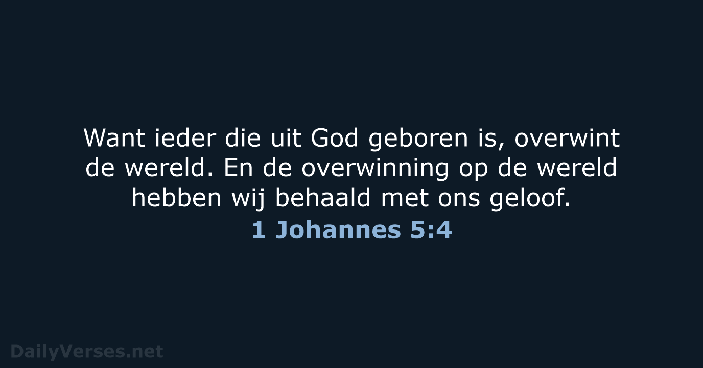 1 Johannes 5:4 - NBV21