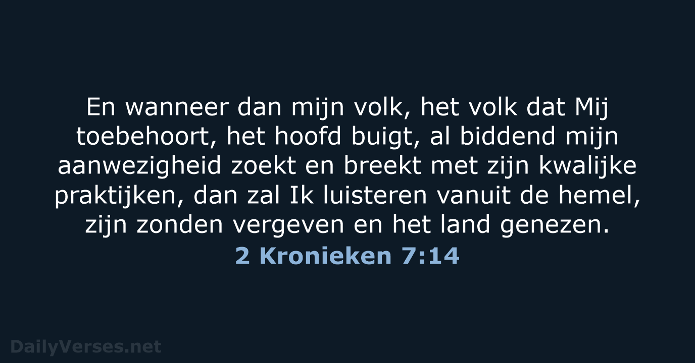 2 Kronieken 7:14 - NBV21