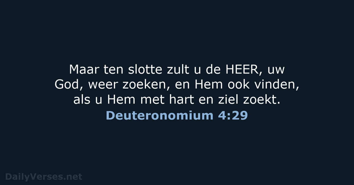Deuteronomium 4:29 - NBV21