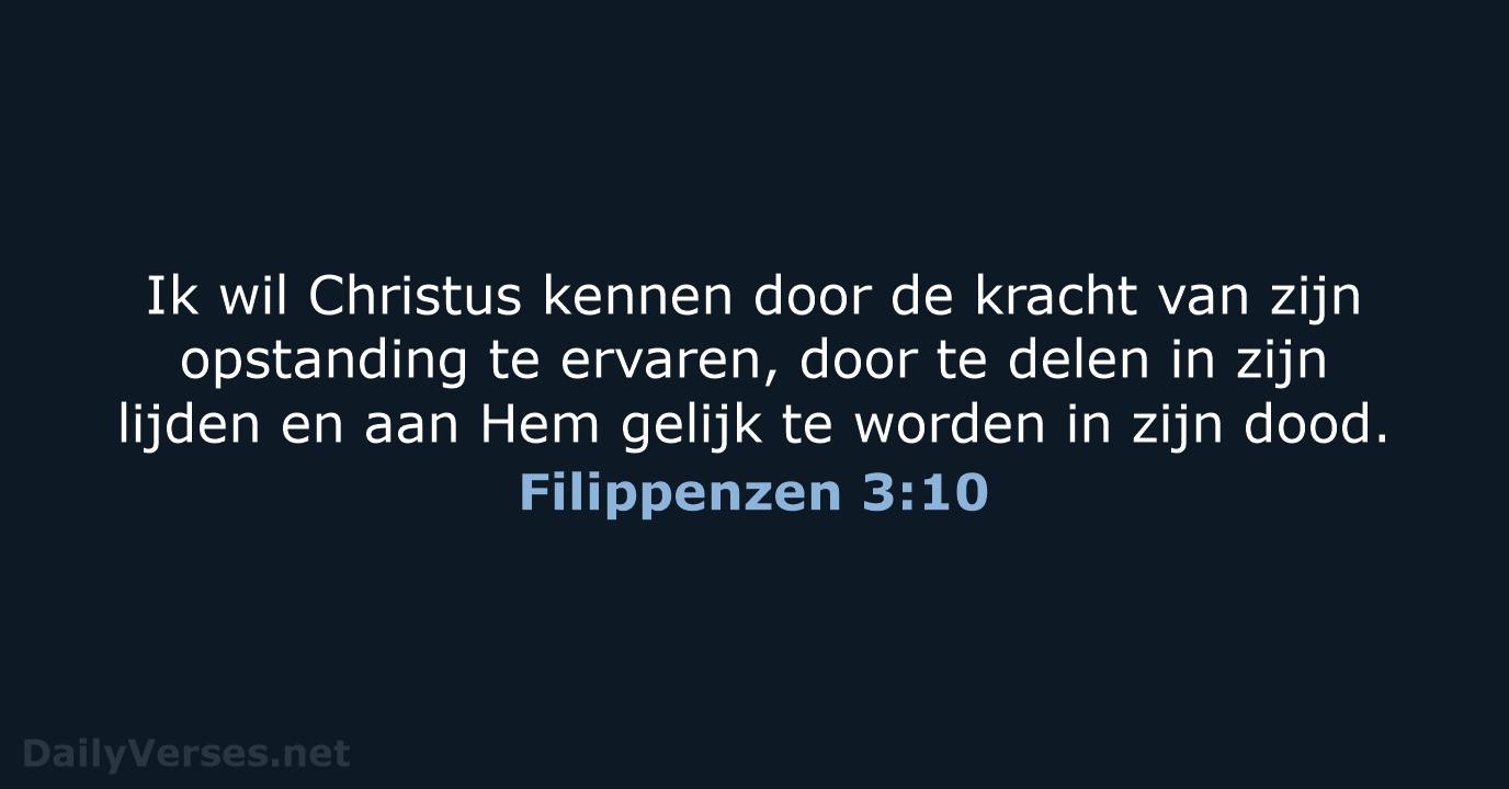 Filippenzen 3:10 - NBV21