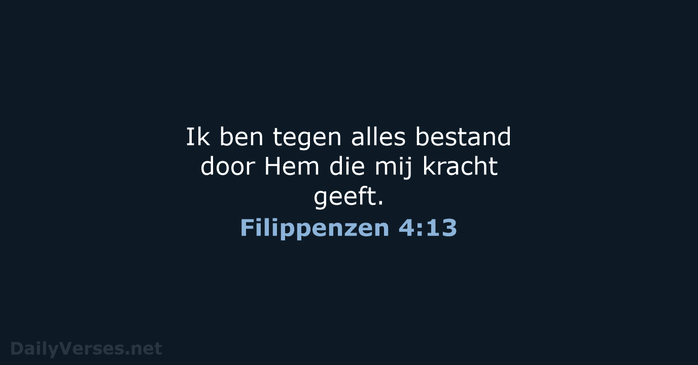 Filippenzen 4:13 - NBV21