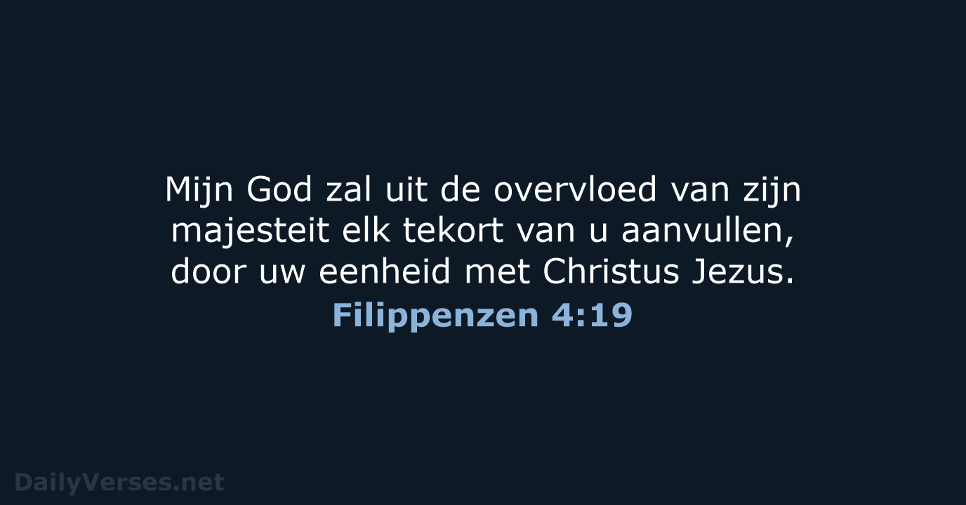 Filippenzen 4:19 - NBV21