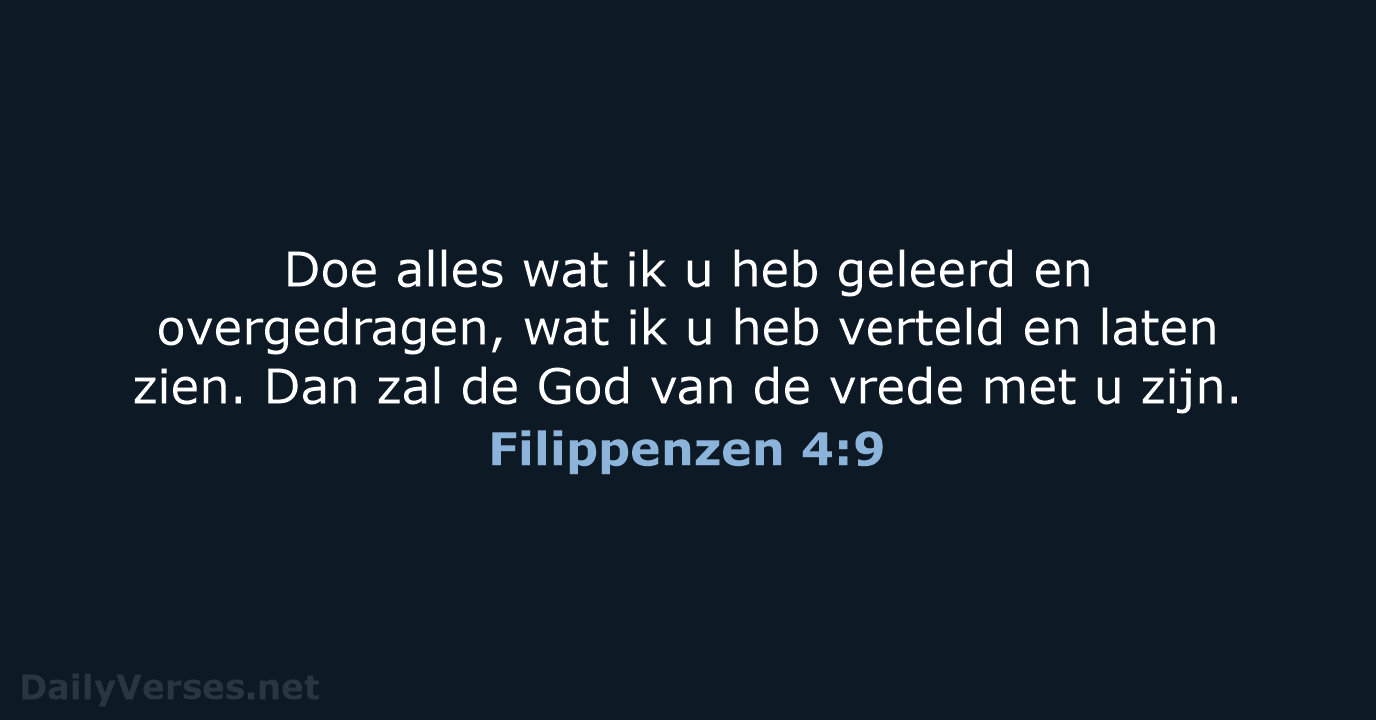 Filippenzen 4:9 - NBV21