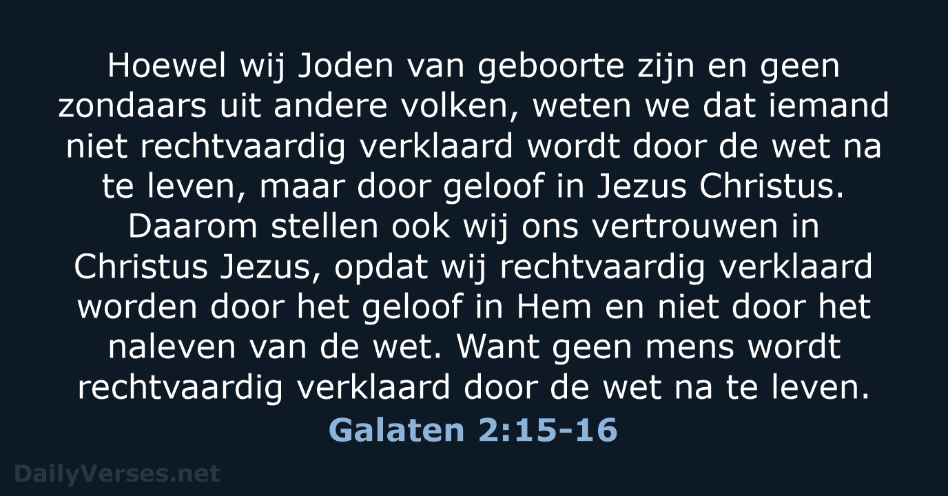 Galaten 2:15-16 - NBV21