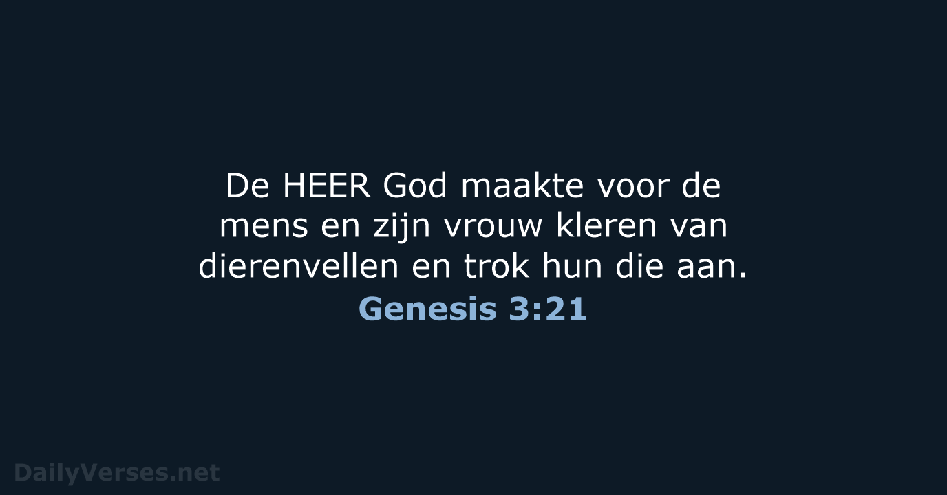 Genesis 3:21 - NBV21