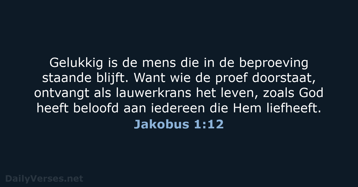 Jakobus 1:12 - NBV21