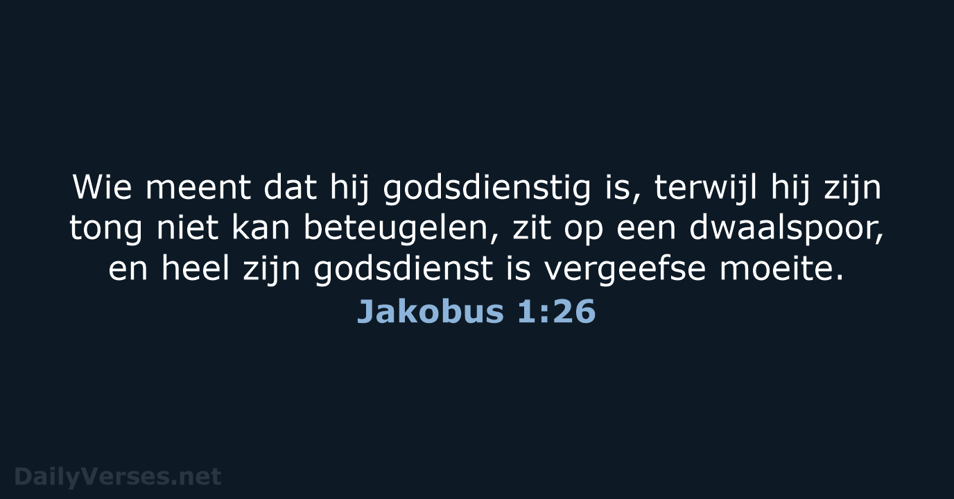 Jakobus 1:26 - NBV21