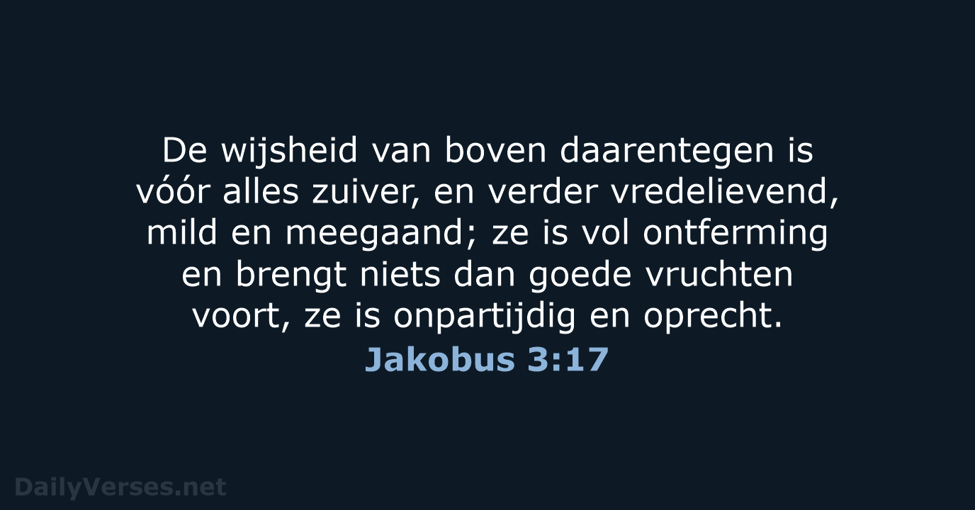 Jakobus 3:17 - NBV21