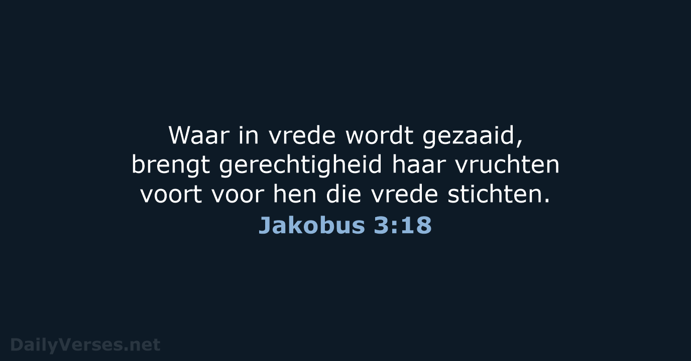 Jakobus 3:18 - NBV21