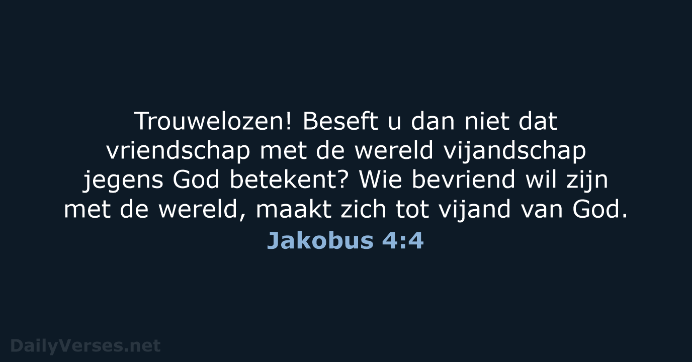 Jakobus 4:4 - NBV21