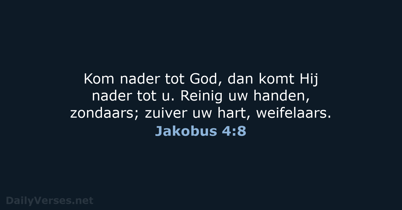 Jakobus 4:8 - NBV21