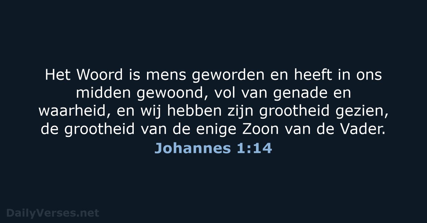 Johannes 1:14 - NBV21