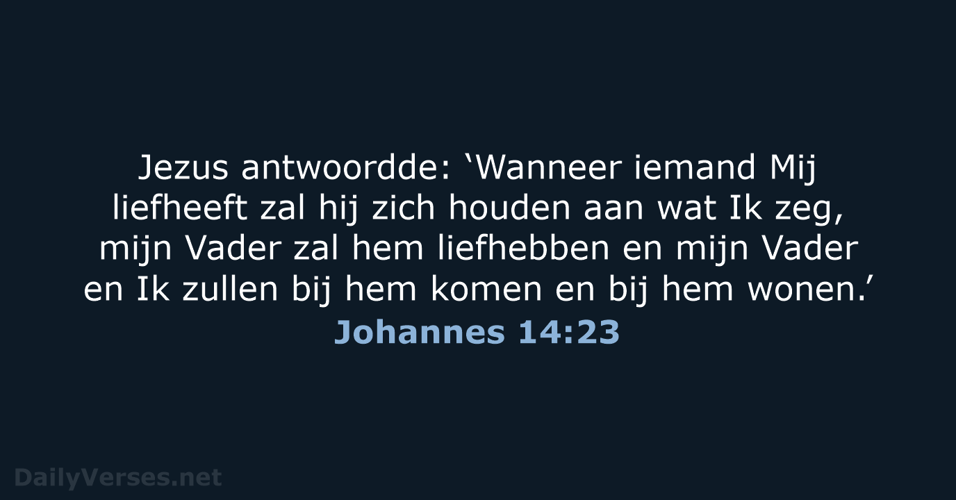 Johannes 14:23 - NBV21