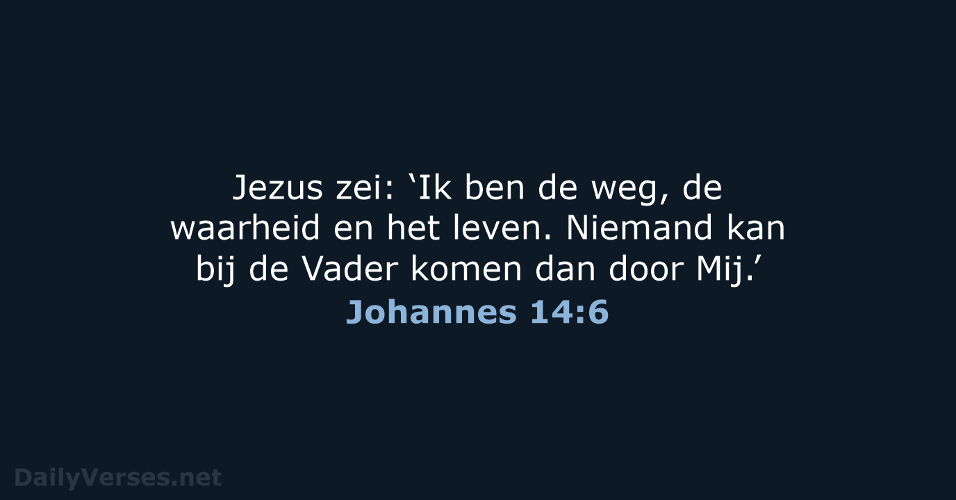 Johannes 14:6 - NBV21