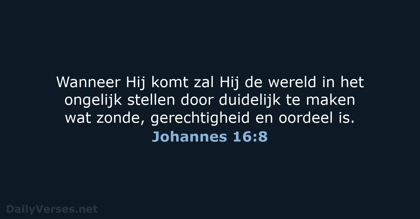 Johannes 16:8 - NBV21
