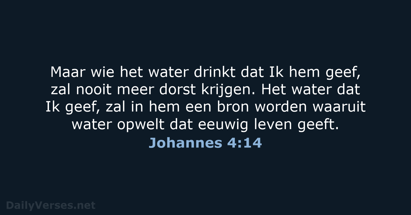 Johannes 4:14 - NBV21