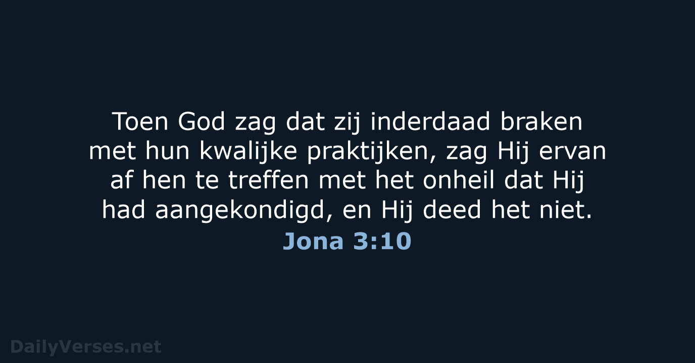 Jona 3:10 - NBV21