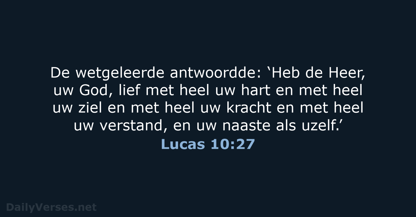 Lucas 10:27 - NBV21