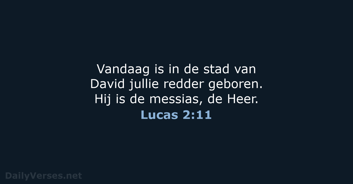 Lucas 2:11 - NBV21
