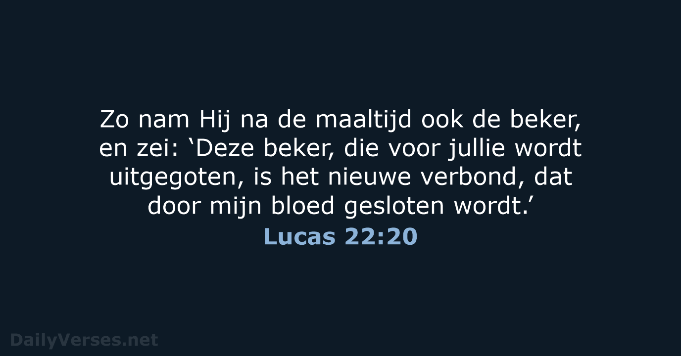 Lucas 22:20 - NBV21