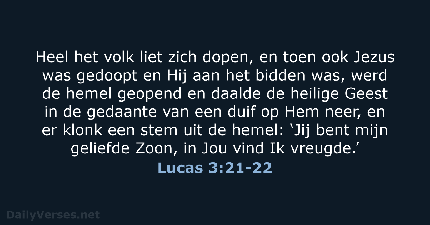 Lucas 3:21-22 - NBV21