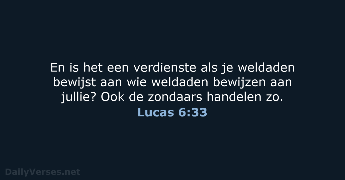 Lucas 6:33 - NBV21