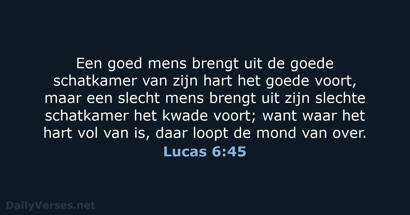 Lucas 6:45 - NBV21