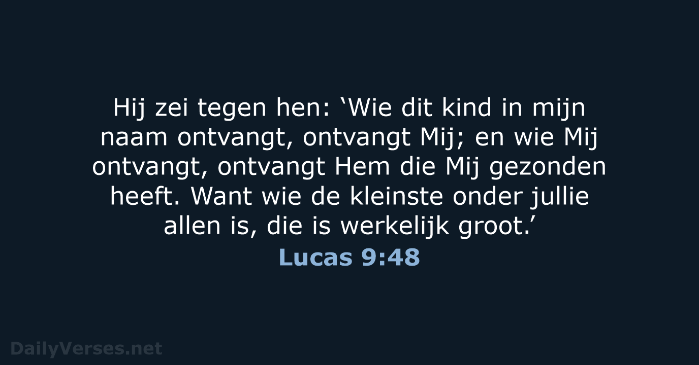 Lucas 9:48 - NBV21