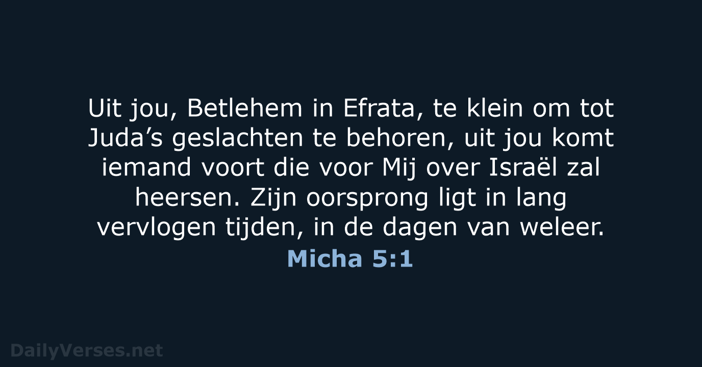 Micha 5:1 - NBV21