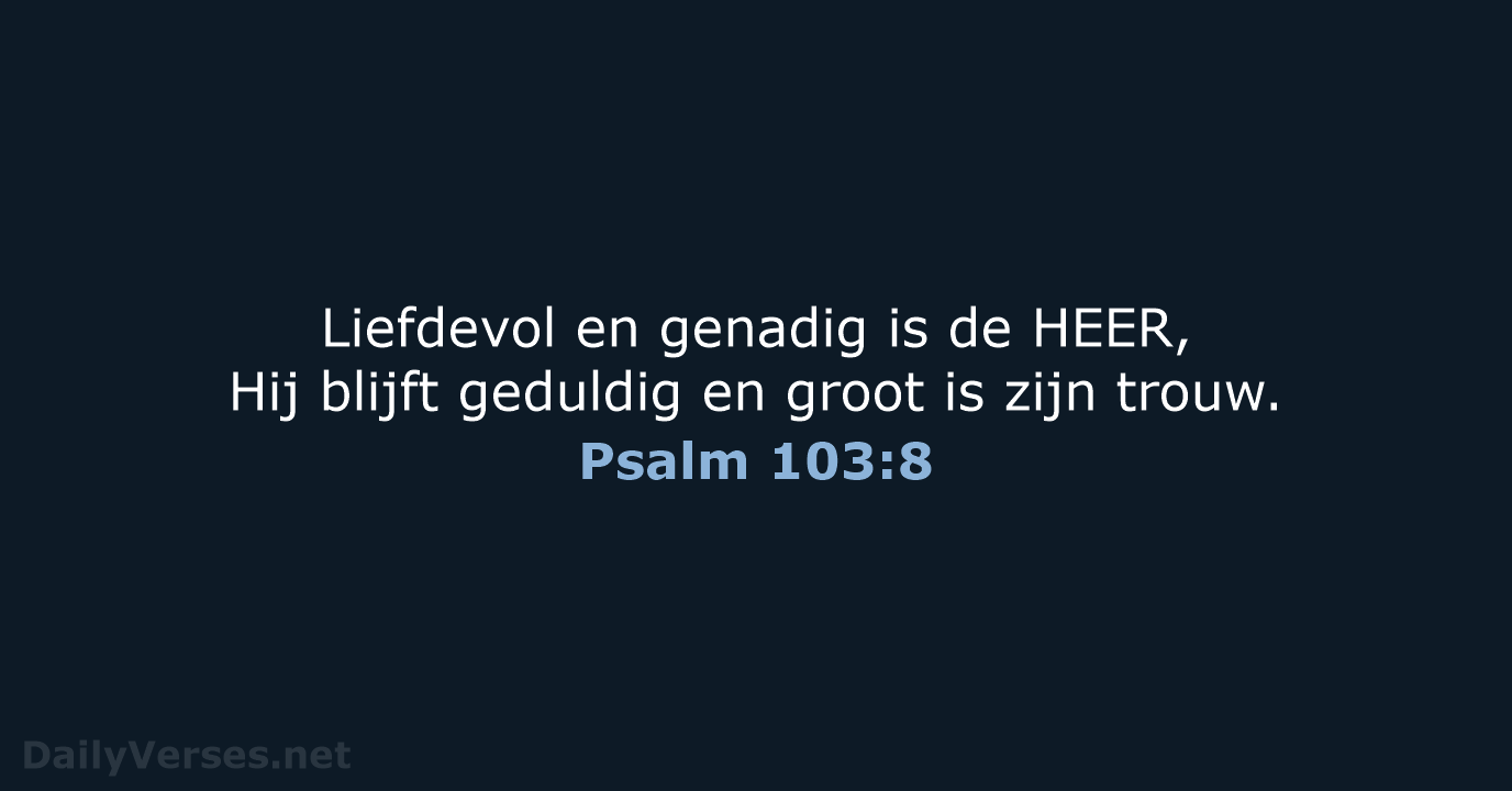 Psalm 103:8 - NBV21
