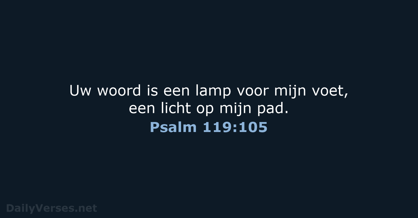 Psalm 119:105 - NBV21