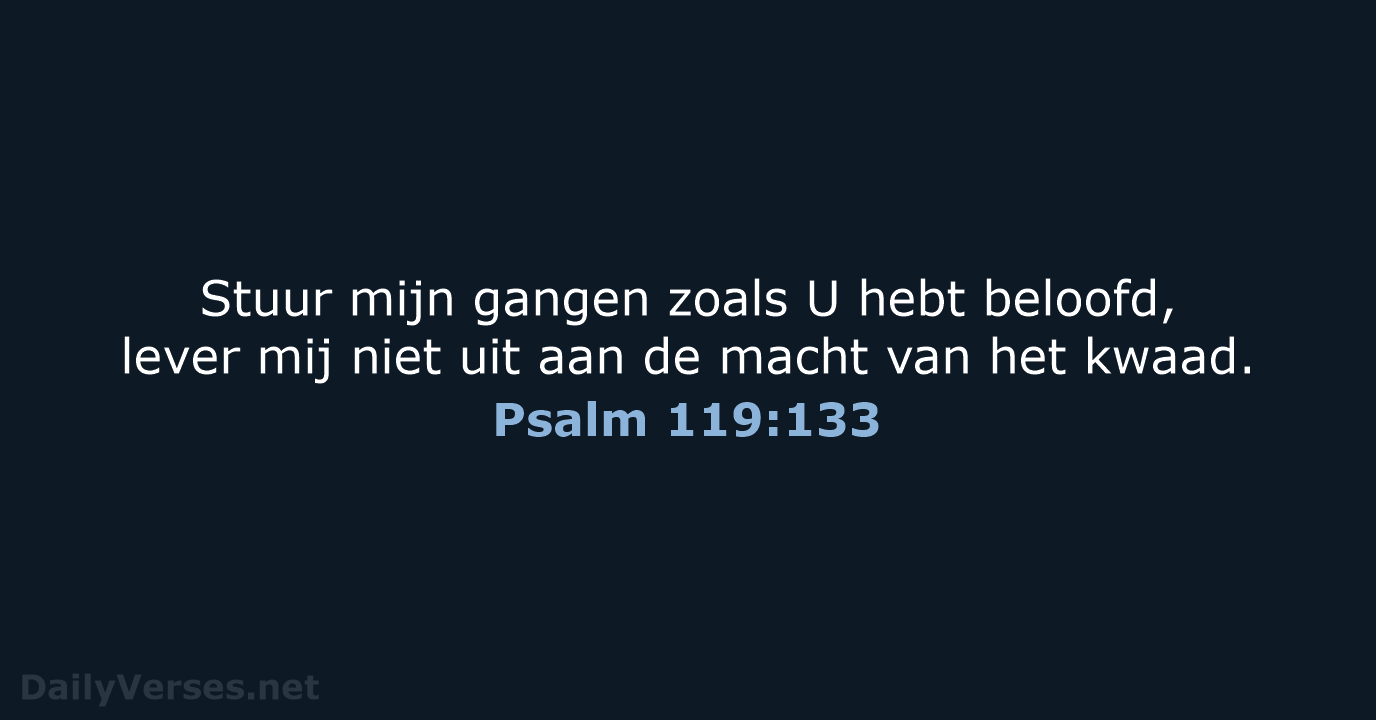Psalm 119:133 - NBV21
