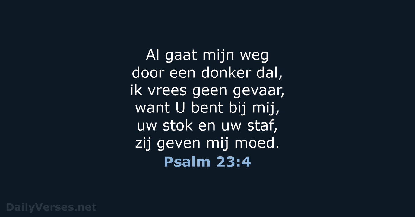 Psalm 23:4 - NBV21