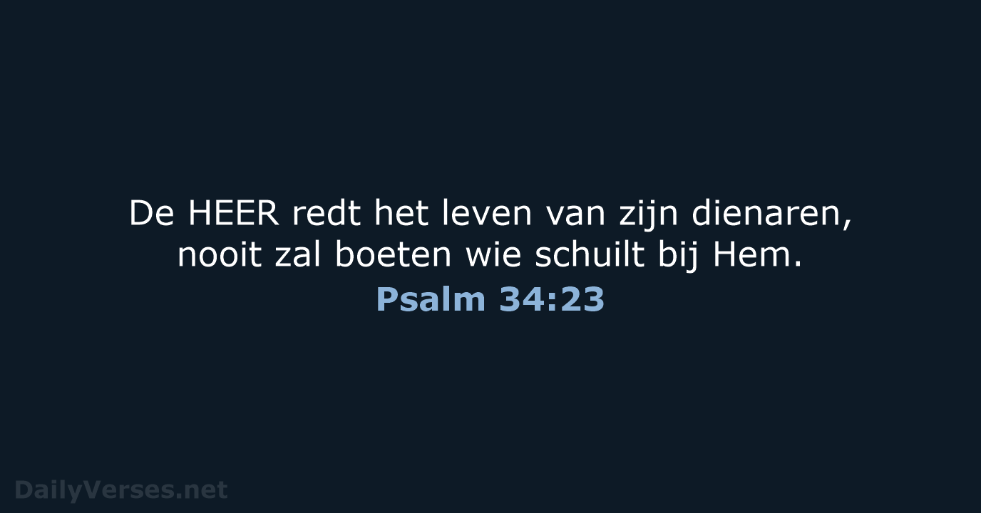 Psalm 34:23 - NBV21