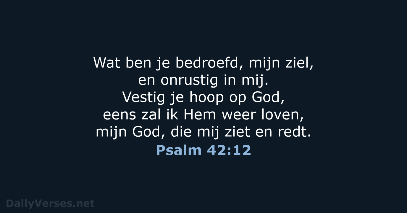 Psalm 42:12 - NBV21
