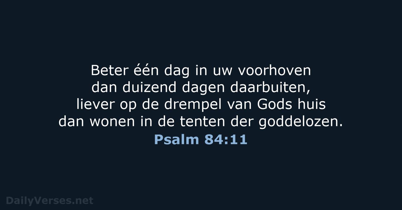 Psalm 84:11 - NBV21