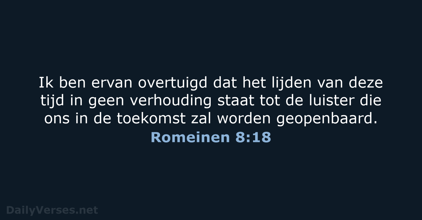 Romeinen 8:18 - NBV21