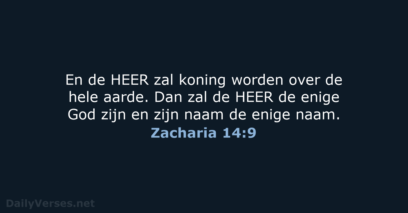 Zacharia 14:9 - NBV21