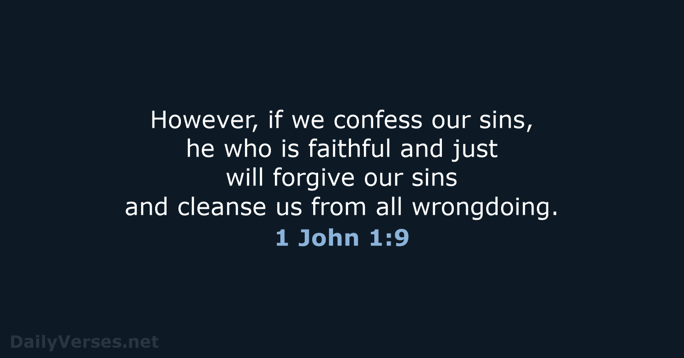 1 John 1:9 - NCB