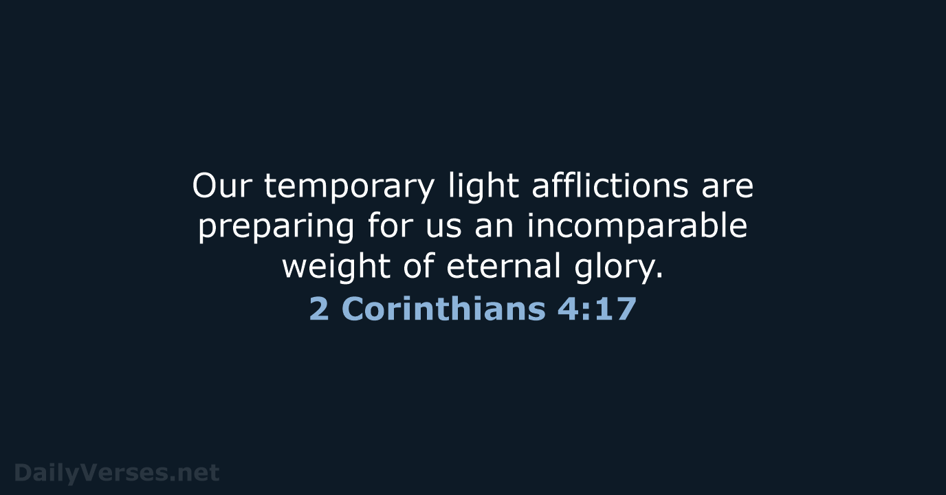 2 Corinthians 4:17 - NCB