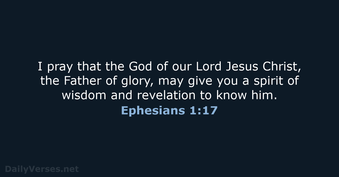 Ephesians 1:17 - NCB