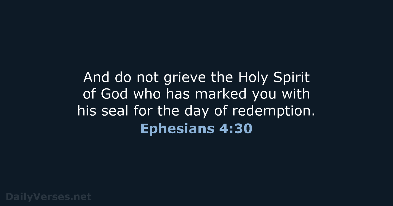 Ephesians 4:30 - NCB