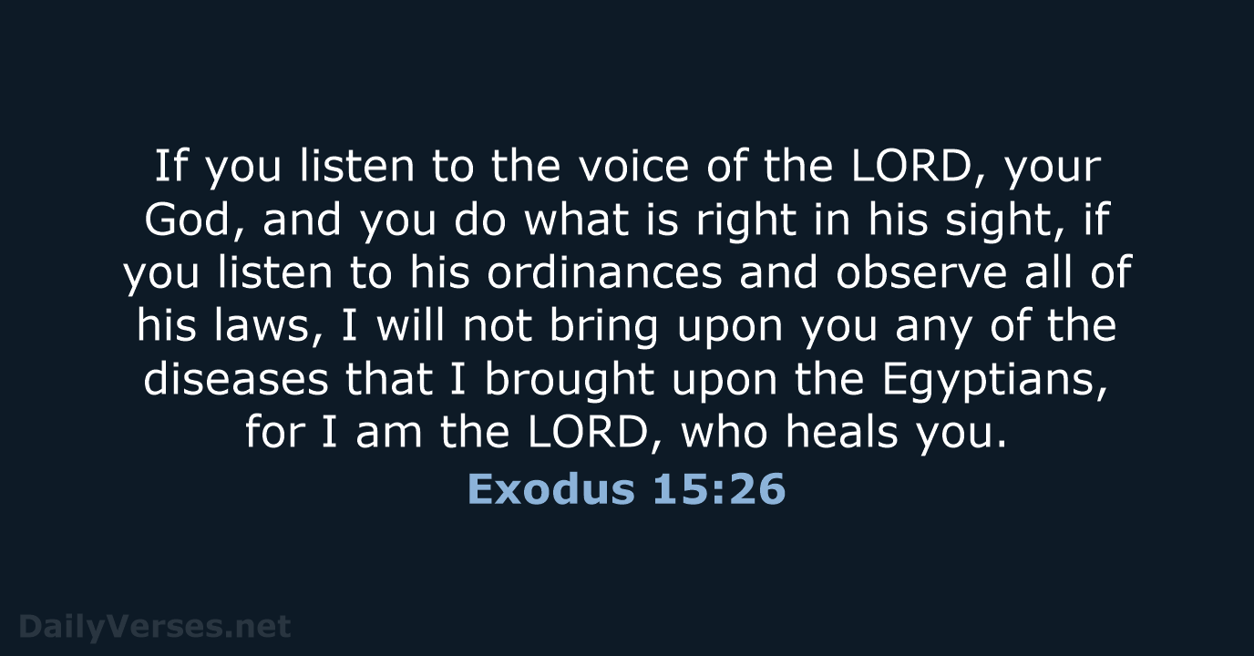 Exodus 15:26 - NCB