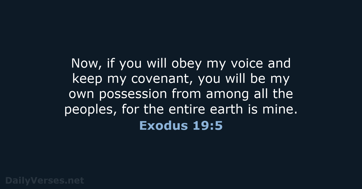 Exodus 19:5 - NCB