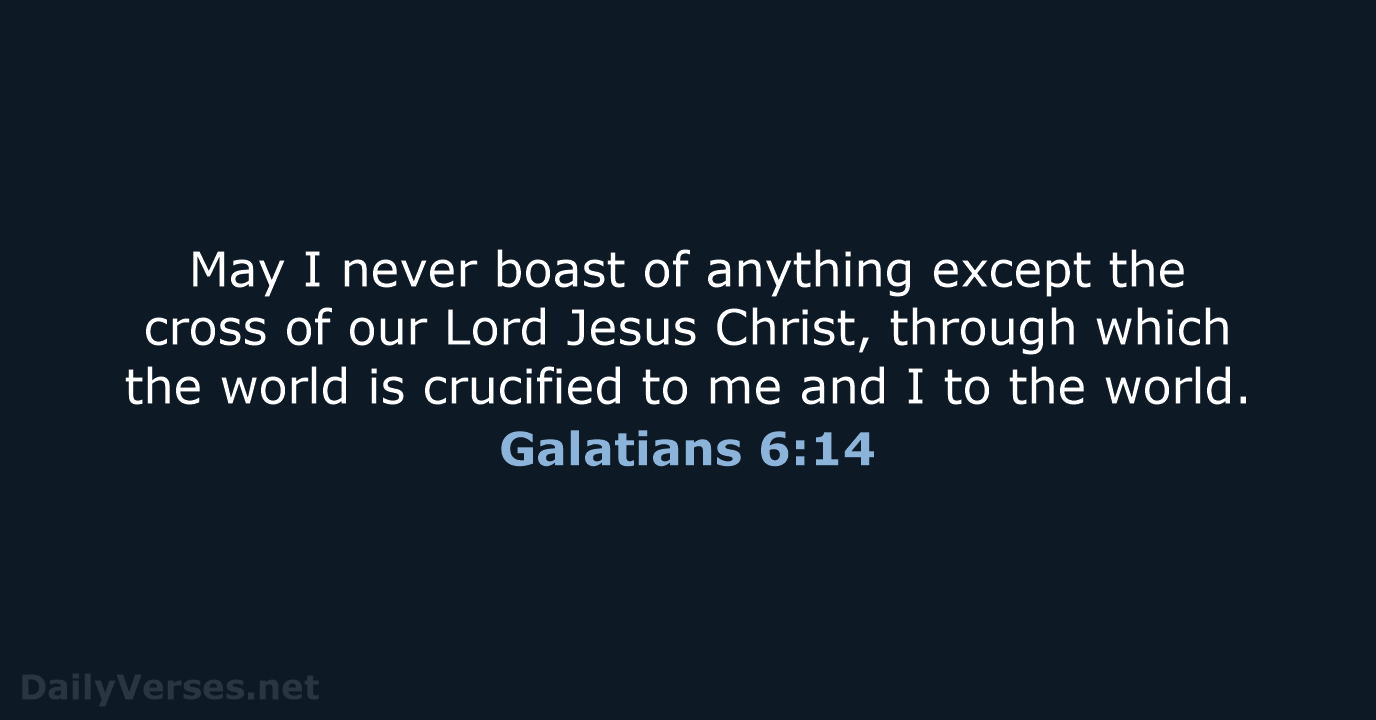 Galatians 6:14 - NCB