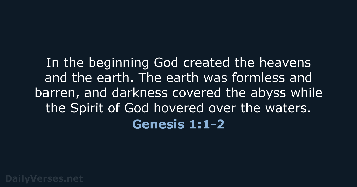 Genesis 1:1-2 - NCB