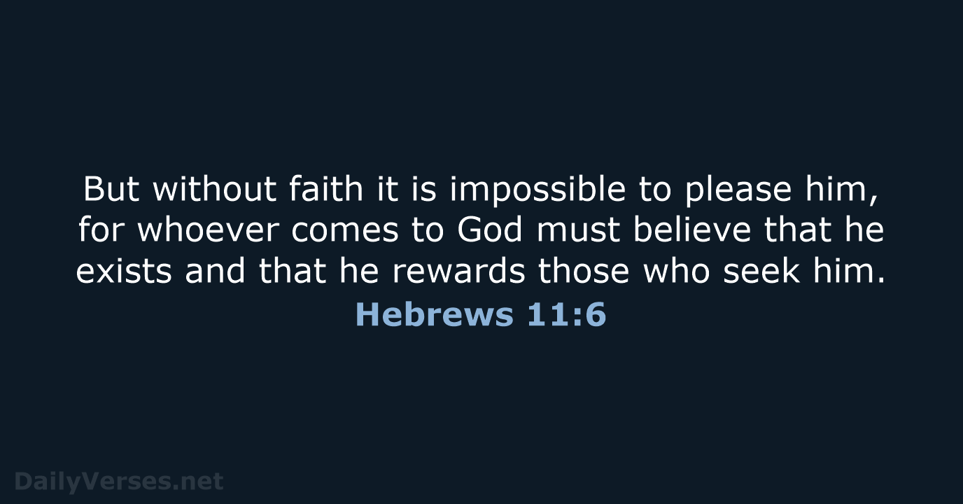 Hebrews 11:6 - NCB