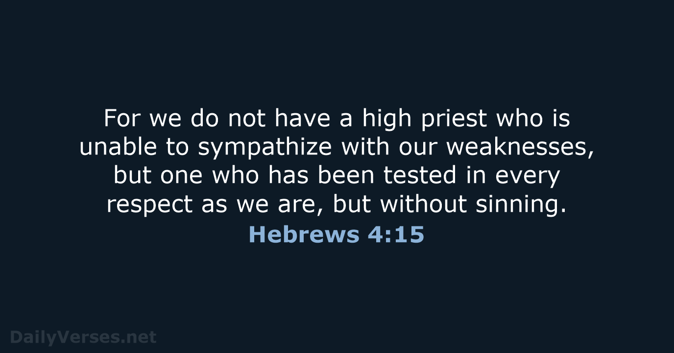 Hebrews 4:15 - NCB
