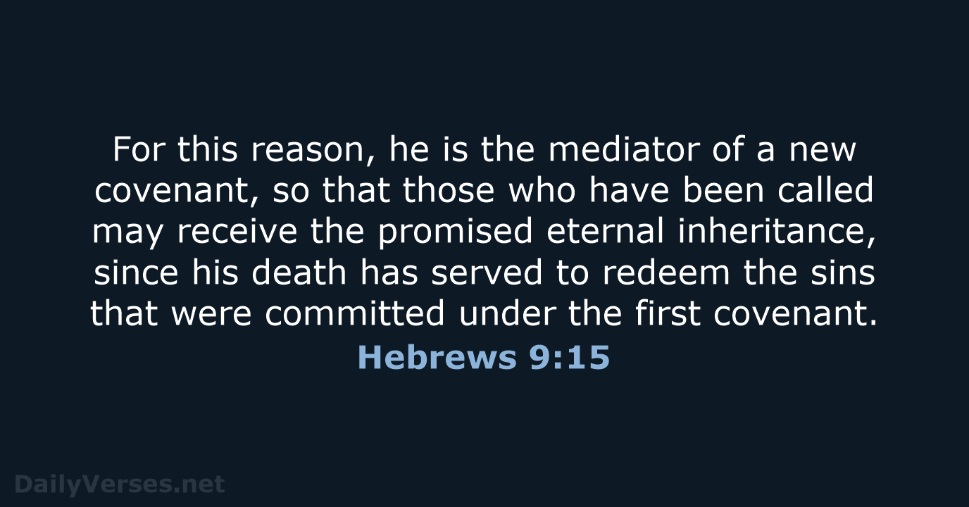 Hebrews 9:15 - NCB