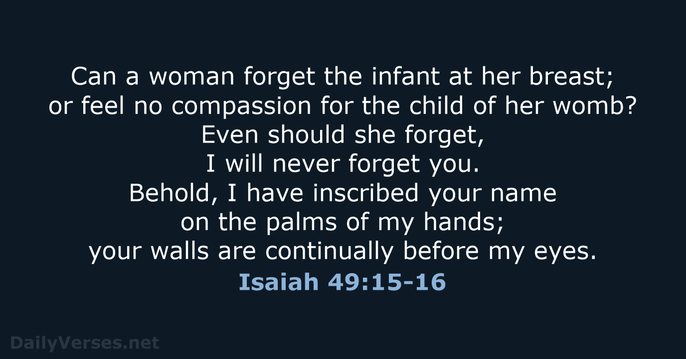 Isaiah 49 NCB DailyVerses
